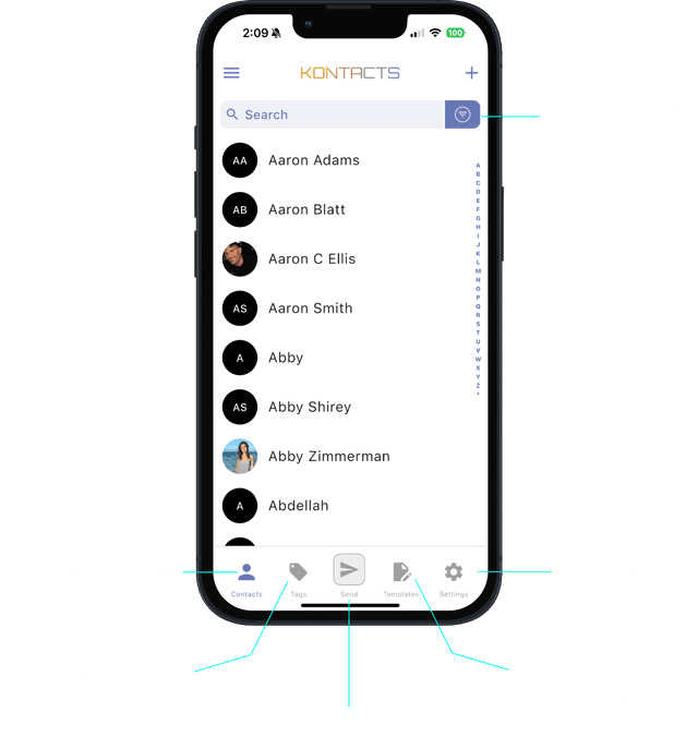 Kontact screenshot